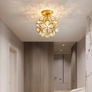 plafonnier moderne en cristal led pour décoration luminaire
