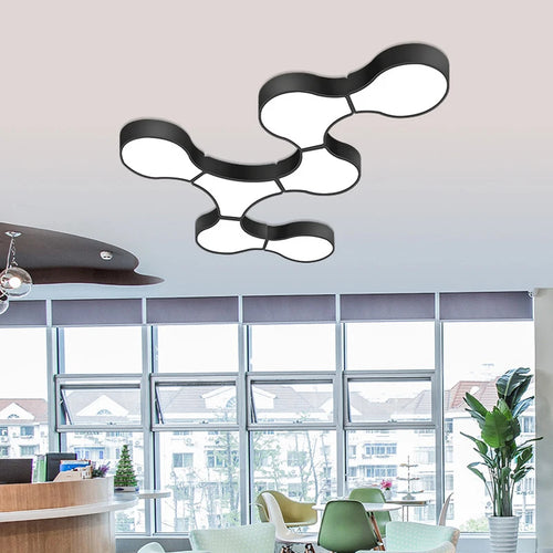 lustre led moderne adn pour décoration intérieure loft café bar