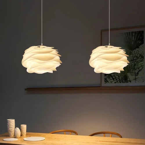 lustre romantique en acrylique design danois décoratif pour intérieur - vue 2 sur 8