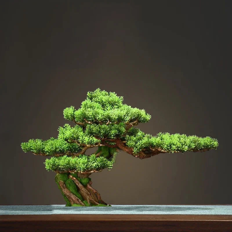 décoration intérieure faux arbre bonsaï style chinois pour intérieur et extérieur - vue 2 sur 22