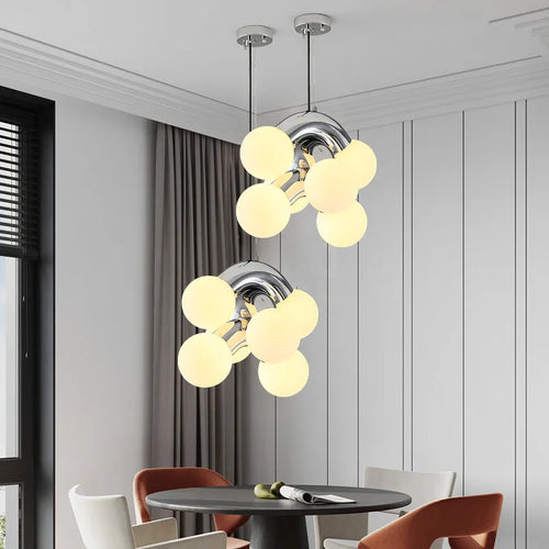 lustre minimaliste rétro créatif style grape pour intérieur - vue 3 sur 14