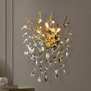 Applique murale LED en cristal