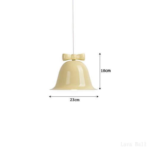 suspension modernes en forme de cloche avec nœud décoratif - vue 19 sur 20