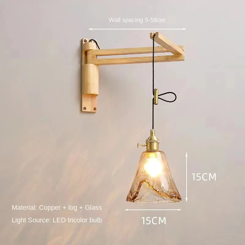applique murale extensible en cuivre design élégant pour divers espaces - vue 8 sur 23