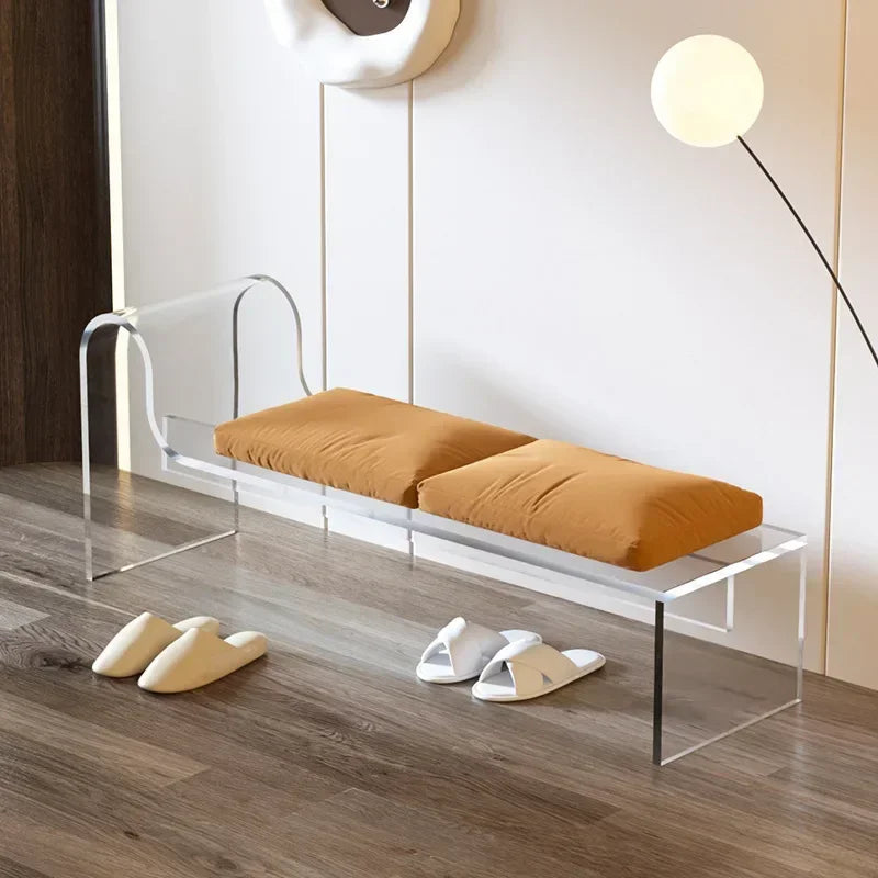 tabouret en acrylique nordique pour décoration intérieure minimaliste