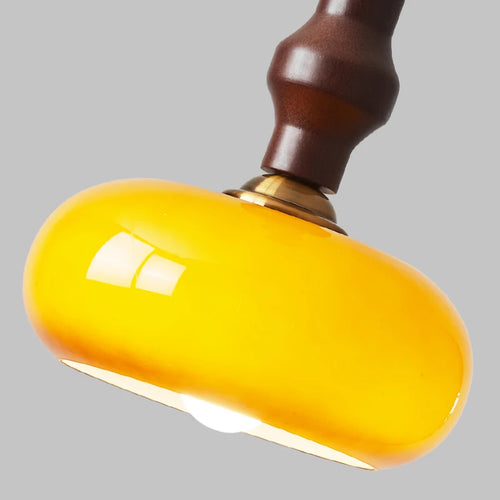 suspension en bois et verre au design moderne et créatif - vue 6 sur 10