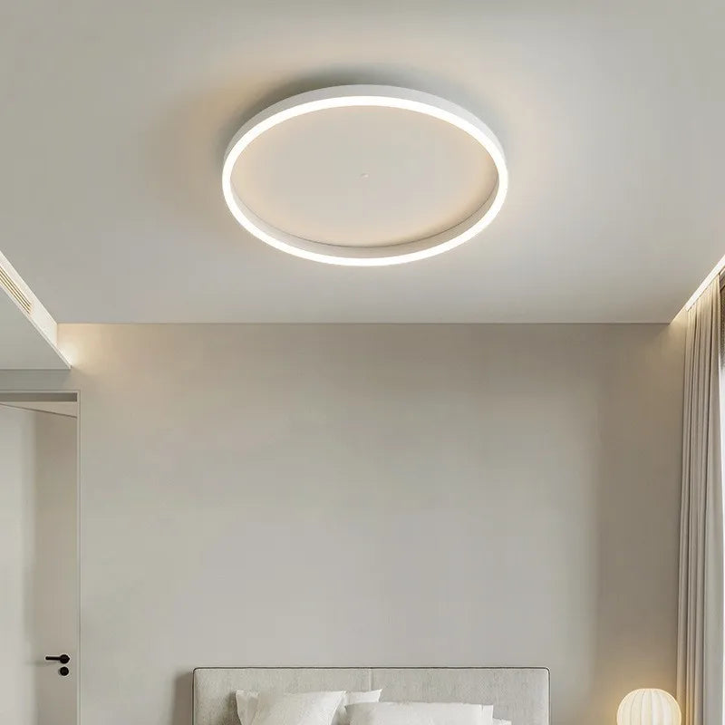 Simple rond chambre Led plafonniers moderne décor à la maison Lampen nordique salon lampe éclairage minimaliste Ins chambre étude lampe