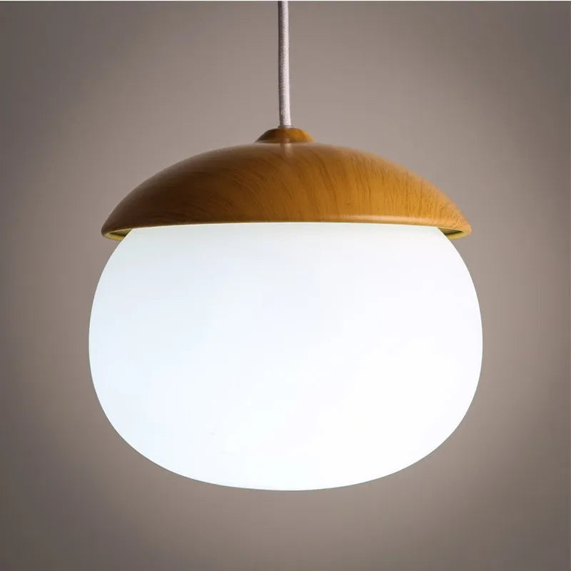 Suspension de lustre en grain de bois de style moderne nordique pour salon salle de réunion chambre luminaires intérieurs lampes suspendues - vue 5 sur 15
