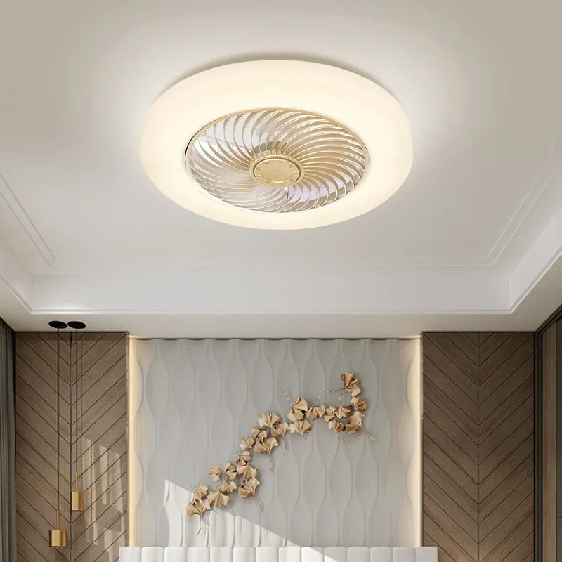 ventilateur de plafond intelligent bluetooth avec lumière télécommande - vue 3 sur 16