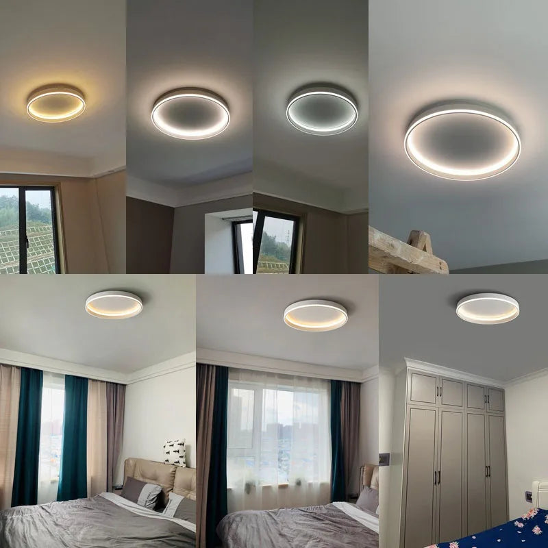 plafonnier led moderne nordique pour éclairage intérieur