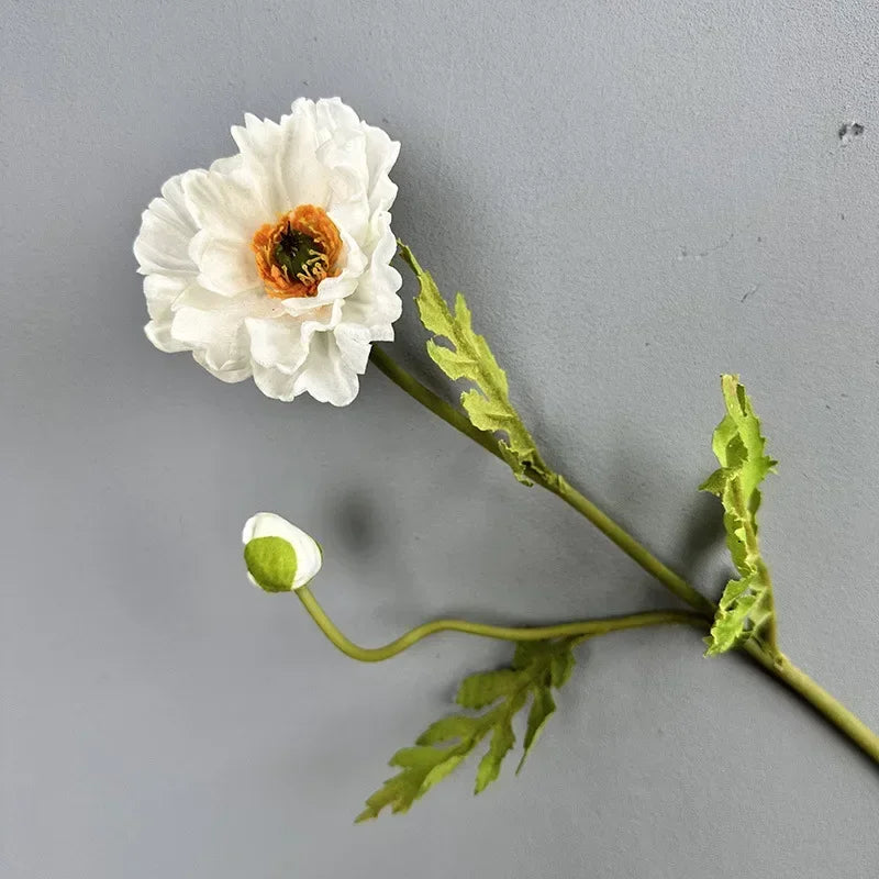 lot de 2 coquelicots artificiels pour décoration de fêtes et festivals - vue 9 sur 12