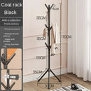 porte-vêtements et chapeaux support vertical en forme de branche d'arbre