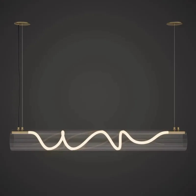 lustre en acrylique style nordique pour décoration intérieure - vue 6 sur 9