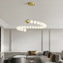 laiton led ronde suspension lumières fil réglable aluminium suspension lampe