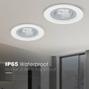 Spot IP65 LED étanche Downlight encastré salle de bain Anti-buée cuisine salle de douche hôtel salle de douche éclairage