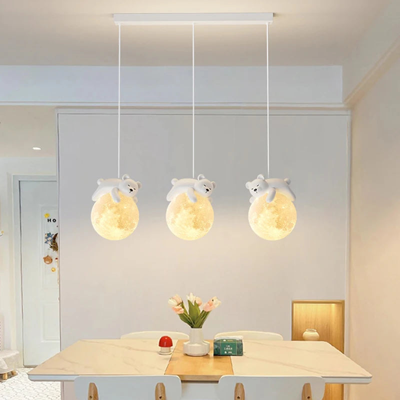 lustre moderne en forme d'animaux idéal pour enfants - vue 3 sur 11