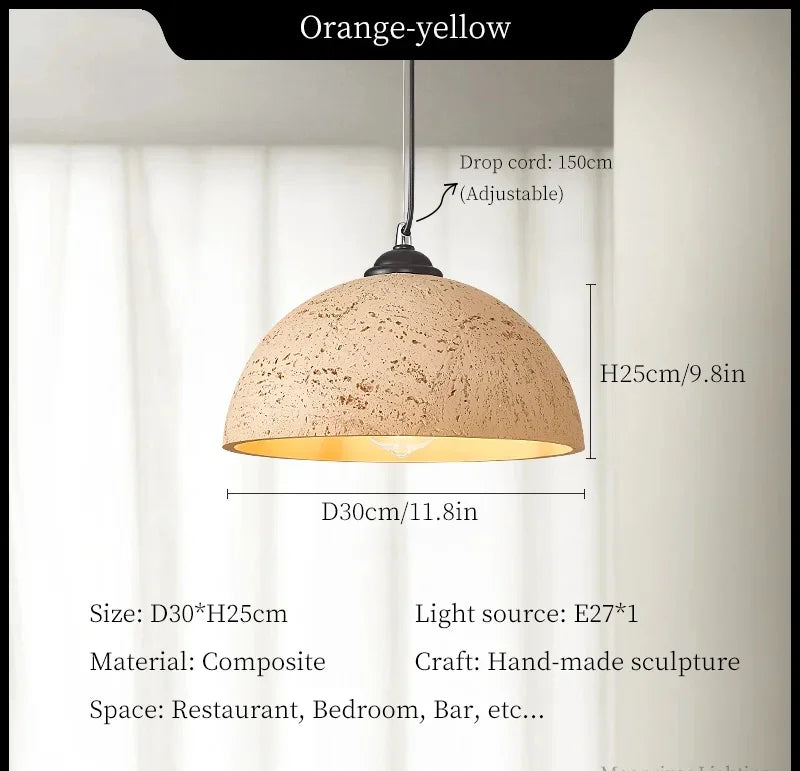 lustre moderne minimaliste wabi-sabi suspension décoratives pour intérieur