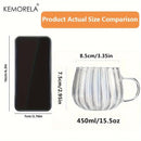 verres citrouille halloween en verre borosilicate 450ml