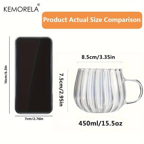 verres citrouille halloween en verre borosilicate 450ml