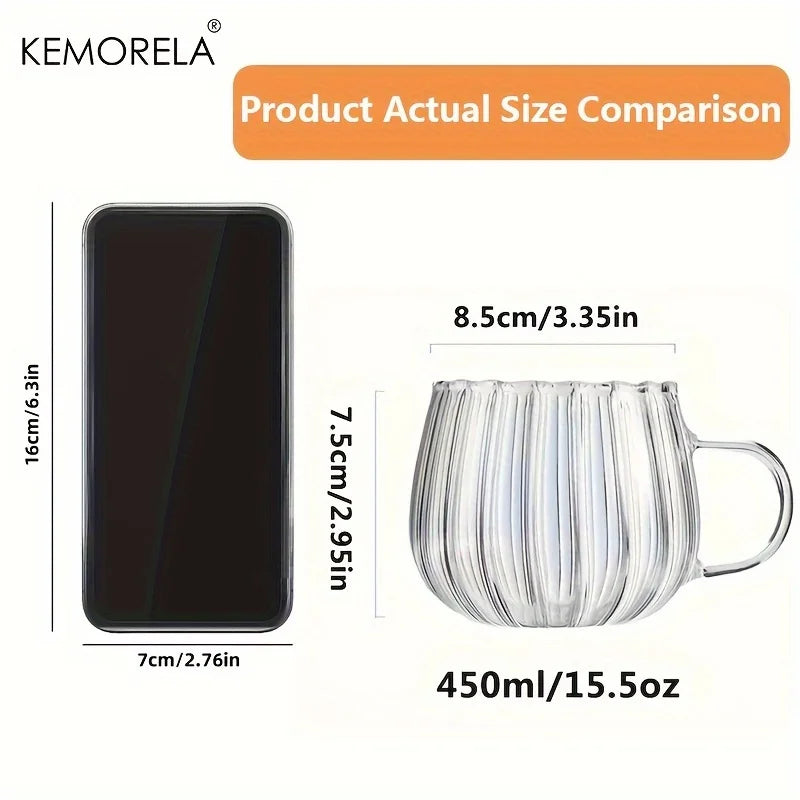 verres citrouille halloween en verre borosilicate 450ml - vue 7 sur 9
