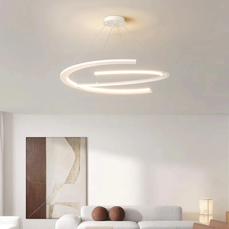 lustres modernes à led pour éclairage intérieur suspendu