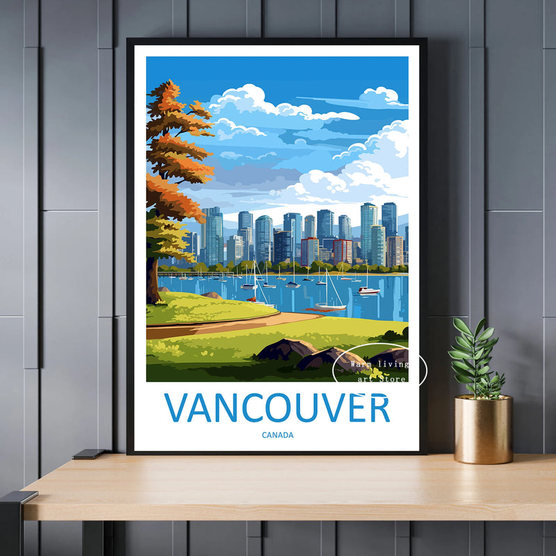 affiche de voyage sur toile paysages urbains célèbres