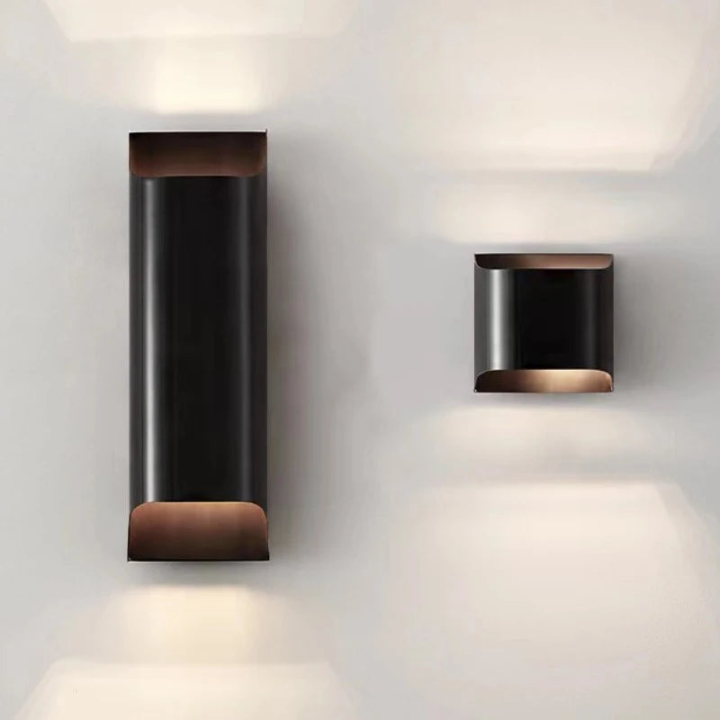 Applique murale led en laiton design moderne et minimaliste