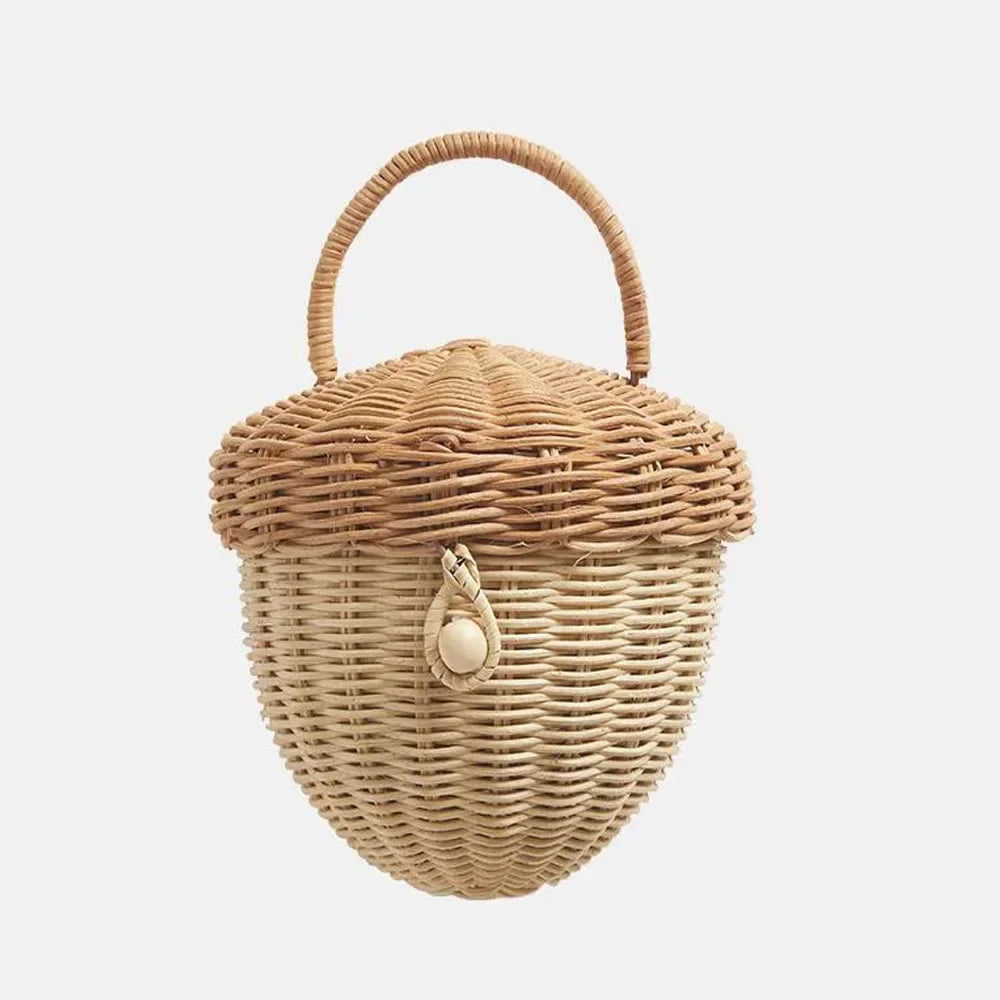 panier en rotin pour enfants organisateur pique-nique jouets et articles divers - vue 11 sur 11