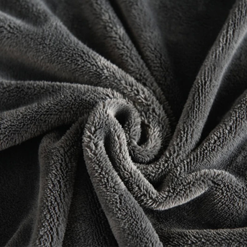 drap-housse en peluche douce et flanelle solide