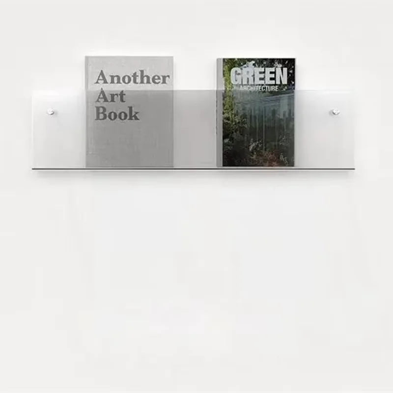 étagère à livres en acrylique support de rangement mural design moderne