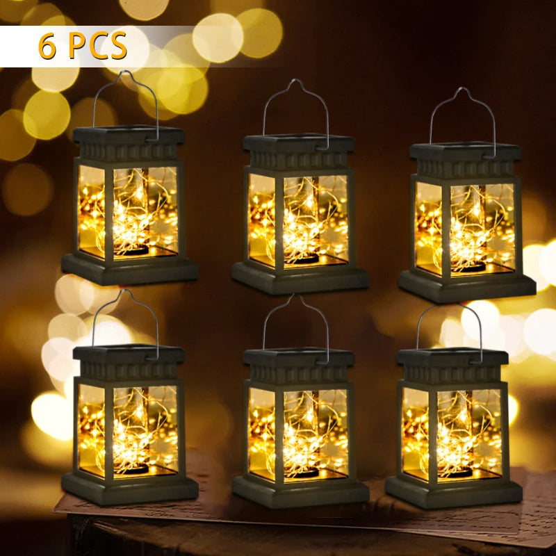 lanterne solaire led décorative pour jardin et festivals - vue 9 sur 9