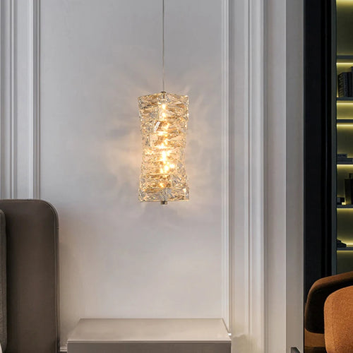 plafonnier moderne en cristal k9 pour décoration intérieure luxe - vue 5 sur 12