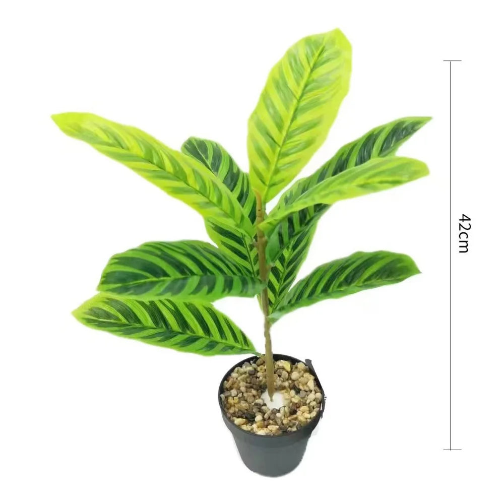 plante artificielle verte en pot pour décoration intérieure moderne - vue 11 sur 12