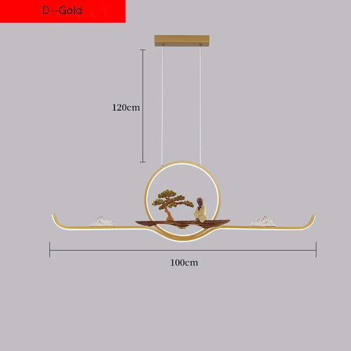 suspension de style chinois pour ambiance zen et moderne - vue 15 sur 14