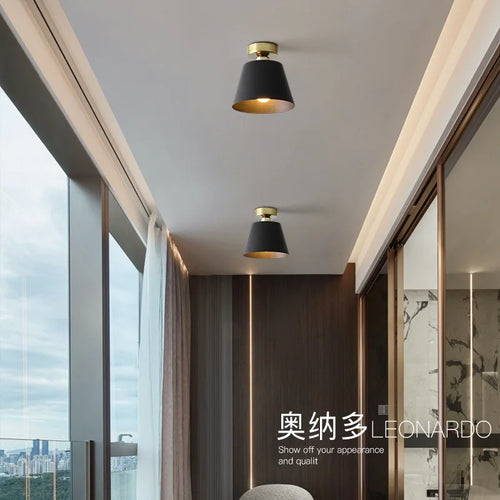 plafonnier moderne à LED pour extérieur et entrée - vue 3 sur 8