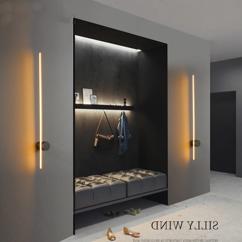 applique murale led en cuivre style minimaliste pour ambiance chaleureuse - vue 4 sur 14