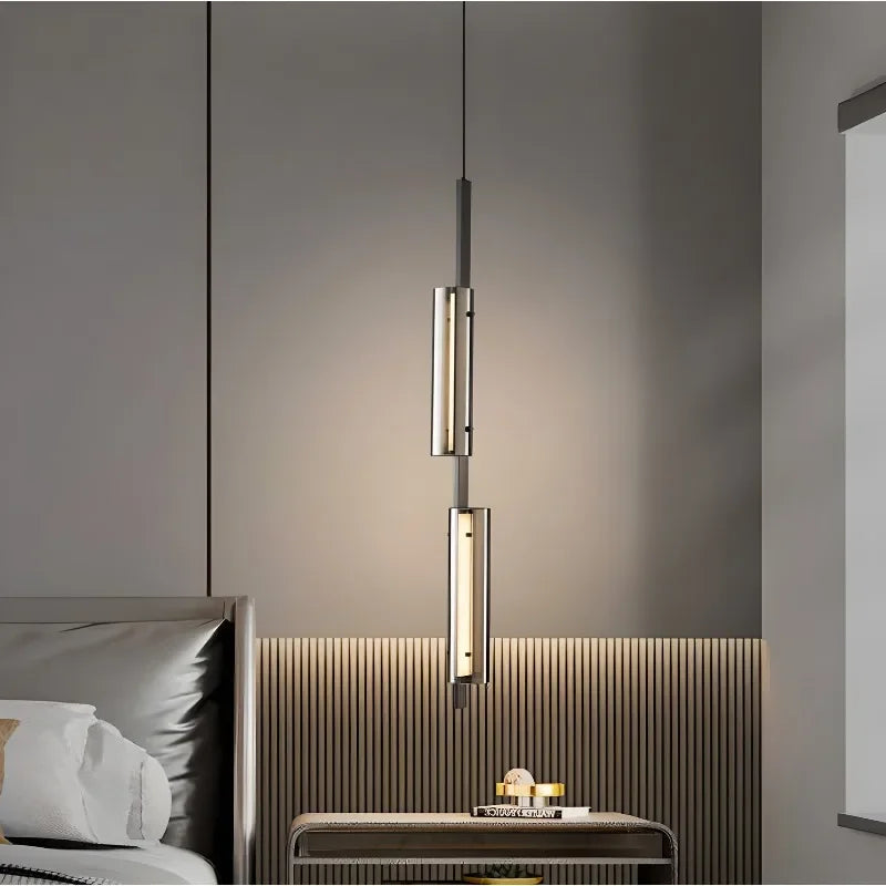 suspension à led en laiton pour décoration moderne intérieure - vue 3 sur 8