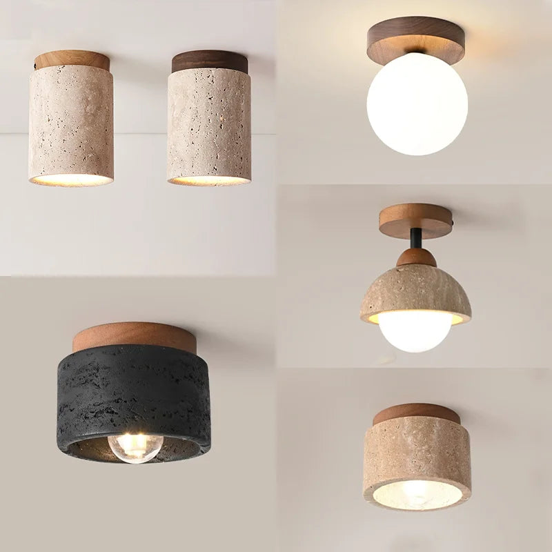 plafonnier led moderne en marbre pour décoration intérieure - vue 2 sur 11