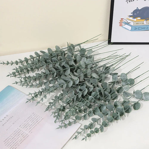 plantes d'eucalyptus artificielles pour décoration mariage et jardin - vue 6 sur 7