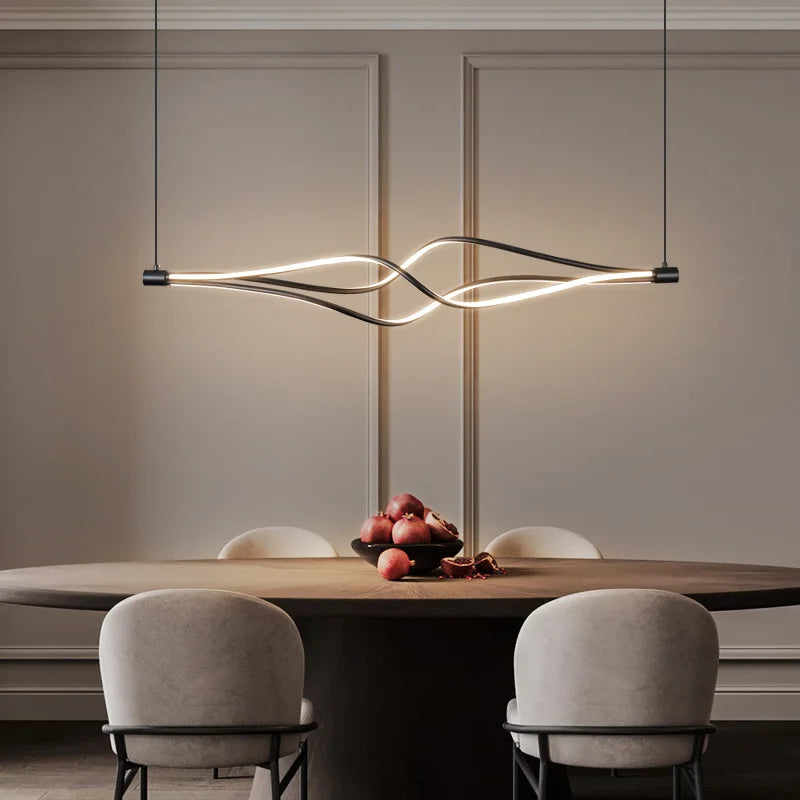 lustre nordique minimaliste moderne créatif pour table de bar