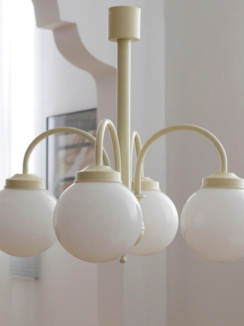 lustre en verre rétro pour décoration intérieure nordique - vue 5 sur 9
