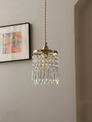lustre romantique en cristal pour décoration intérieure élégante