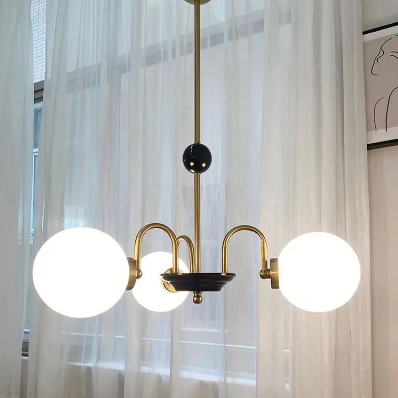 lustre rétro romantique avec protection des yeux et lumière douce - vue 3 sur 16
