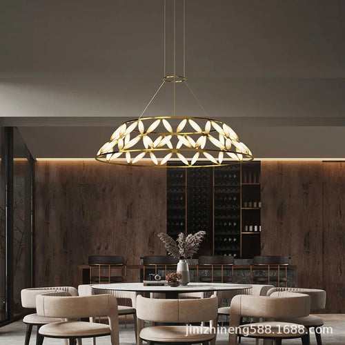 lustre led minimaliste abat-jour fantaisie pour noël - vue 4 sur 13