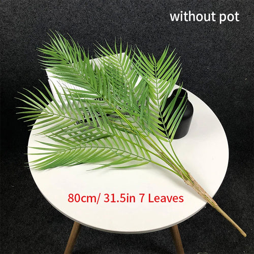 palmier artificiel monstera et fougère pour décoration intérieure extérieure - vue 8 sur 10
