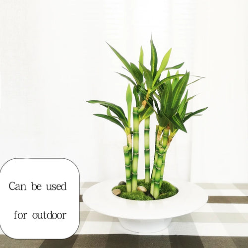 plantes artificielles en bambou pour décoration intérieure et extérieure - vue 6 sur 13