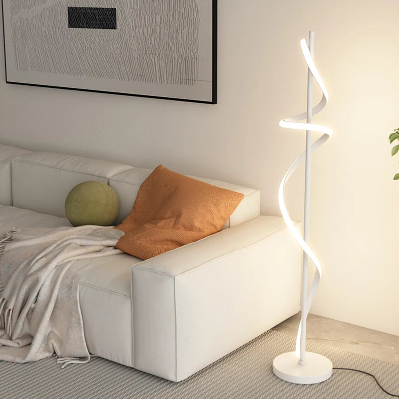 lampadaire led moderne design luxe simple revolve intérieur - vue 5 sur 15