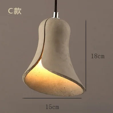 suspension industrielle rétro en ciment pour décoration intérieure - vue 9 sur 9