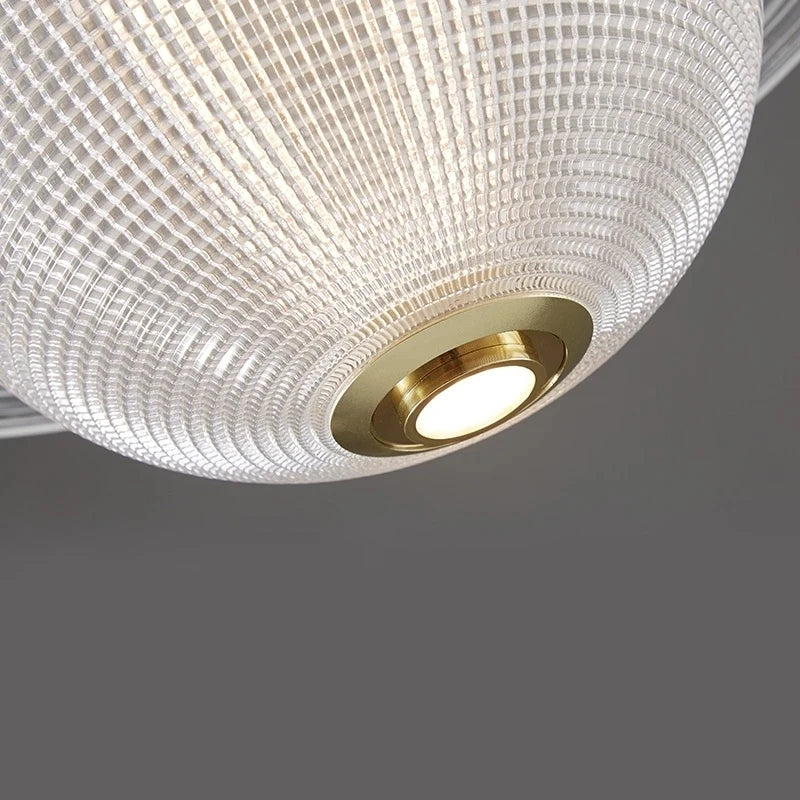 suspension en verre design pour cuisine restaurant et bar - vue 6 sur 12