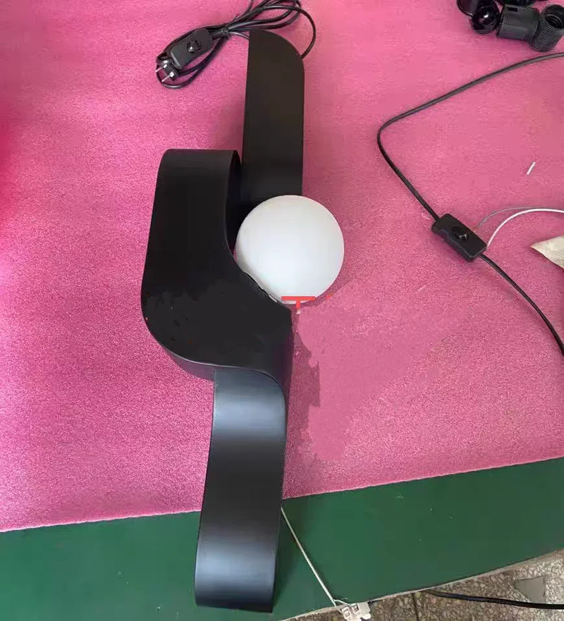 applique murale géométrique minimaliste moderne pour fond de tv
